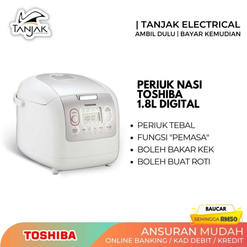 Toshiba Rice Cooker 1.8L RM-18NMFIM