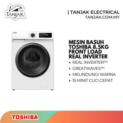 Toshiba Washing Machine 8.5KG TW-BH95S2M(WK) Inverter Front Load