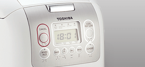 Set your preferred eating time - Toshiba Rice Cooker 1.8L RC-18NMFIM