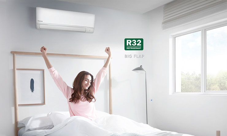 Panasonic Aircond 1.0HP R32 Standard Non-Inverter Wall Mounted CS-PN9WKH (CU-PN9WKH) - Tanjak Electrical ast 991384 - Tanjak Electrical