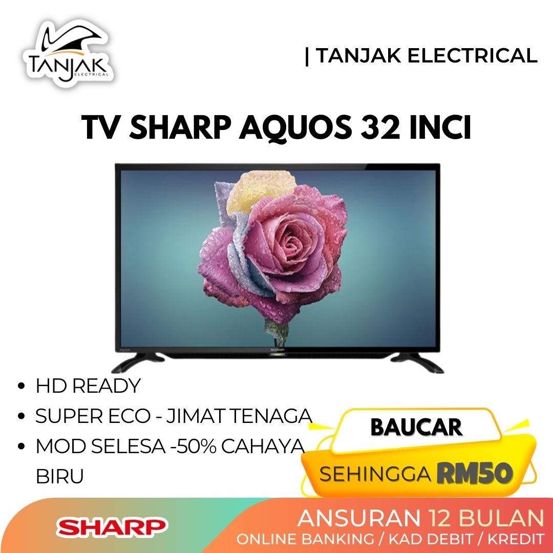 Sharp Aquos 32″ HD Ready TV 2TC32BD1X - Tanjak Electrical
