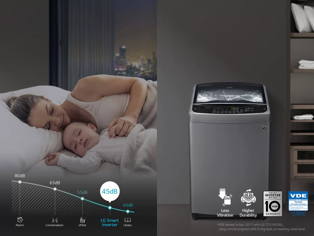 LG 9KG Full Auto Washing Machine with Smart Inverter T2109VS2B 04 - Tanjak Electrical