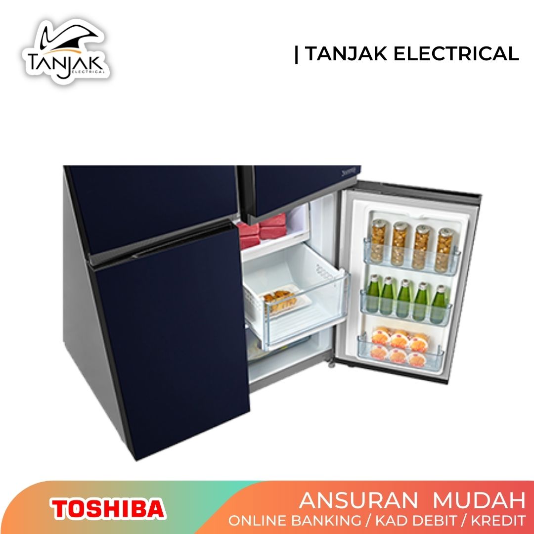 Toshiba 648 Liter Multi Door Dual Inverter Refrigerator GR RF646WE PGY24 5 - Tanjak Electrical