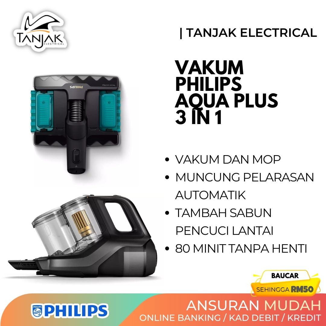 Philips 8000 Series Aqua Plus Vacuum XC8349 01 3 1 - Tanjak Electrical