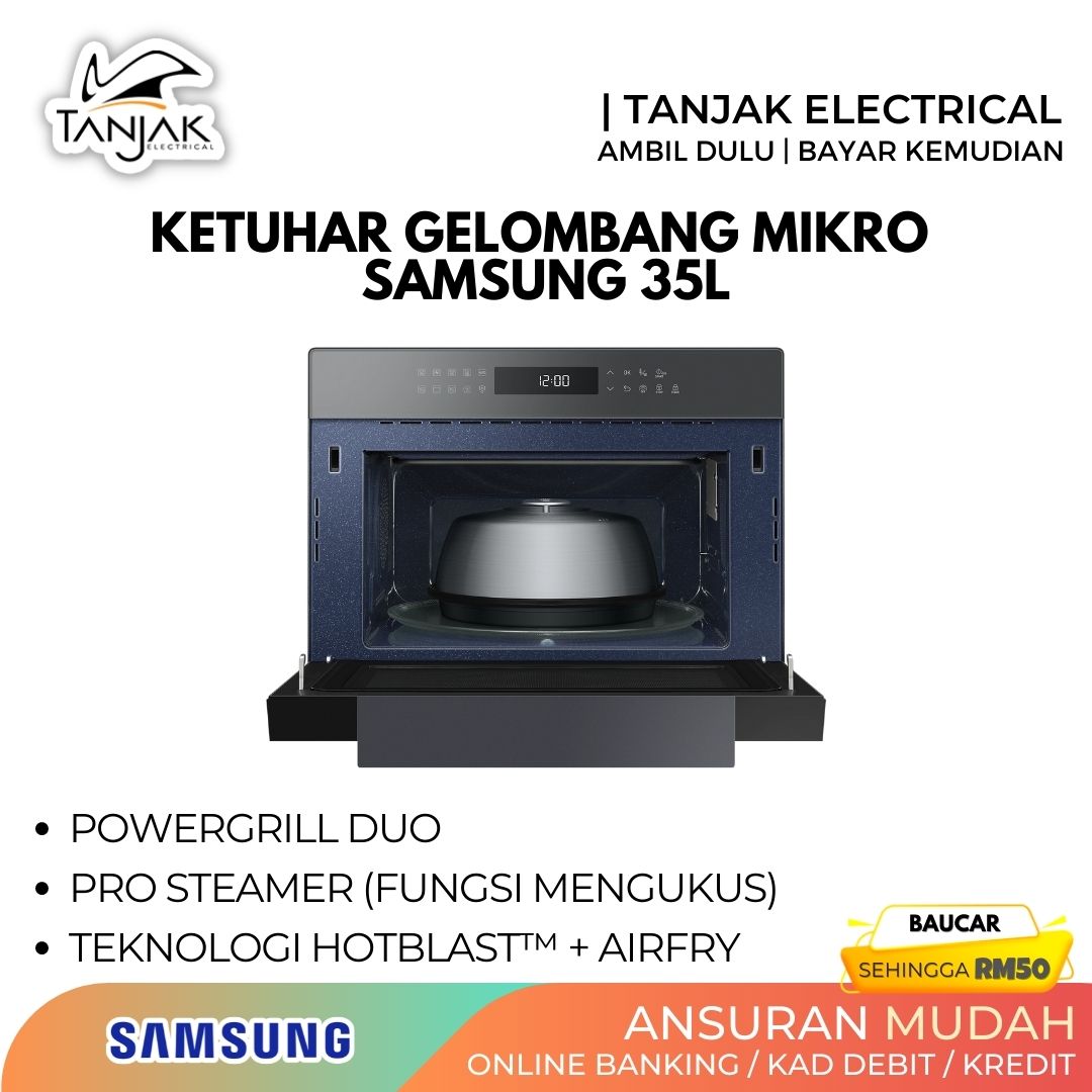 Samsung 35L Convection Microwave Oven with HotBlast MC35R8088LC 3 - Tanjak Electrical