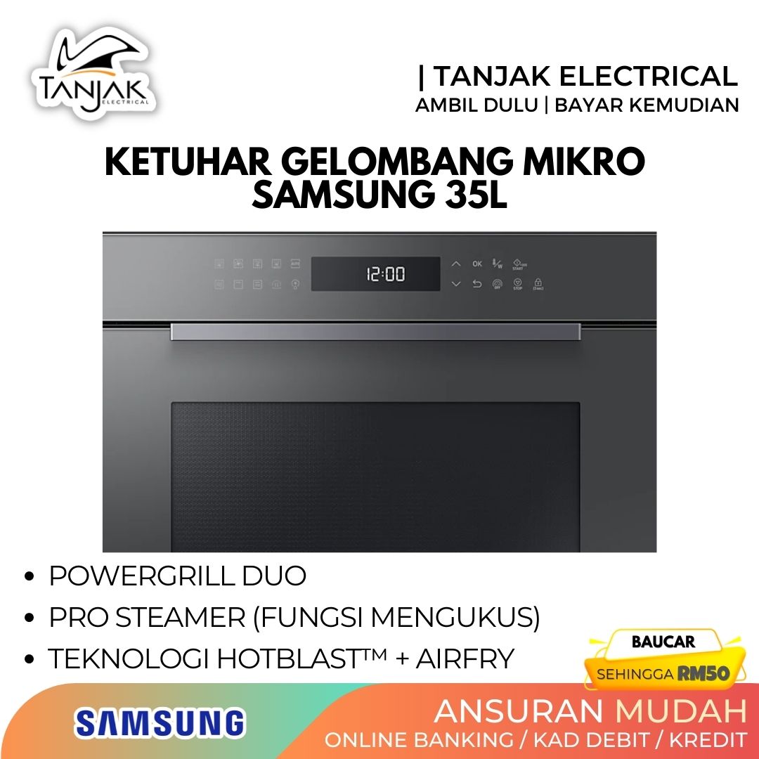 Samsung 35L Convection Microwave Oven with HotBlast MC35R8088LC 6 - Tanjak Electrical