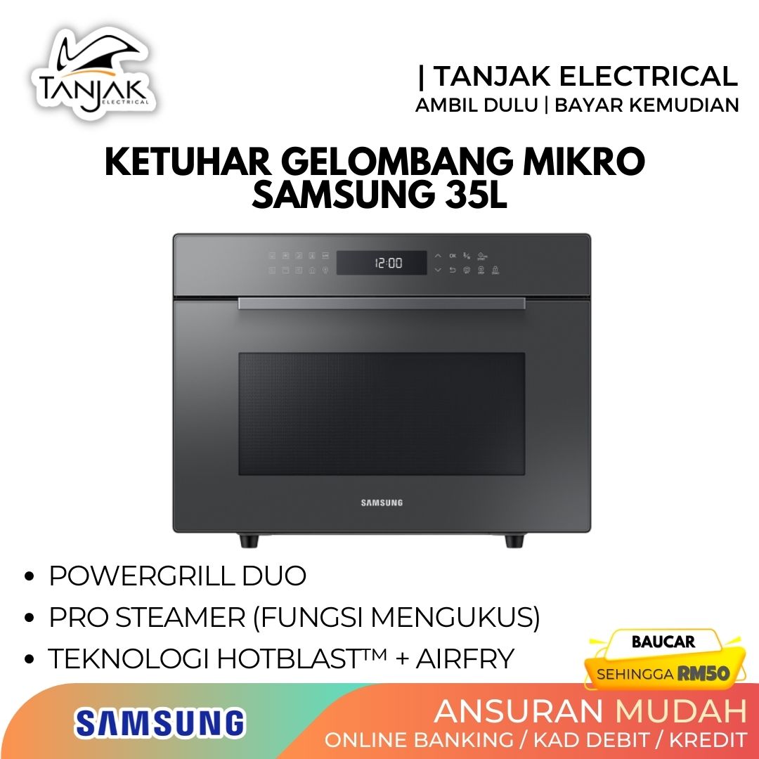 Samsung 35L Convection Microwave Oven with HotBlast MC35R8088LC - Tanjak Electrical