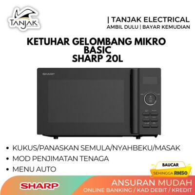 sharp 20l microwave oven r2021gk