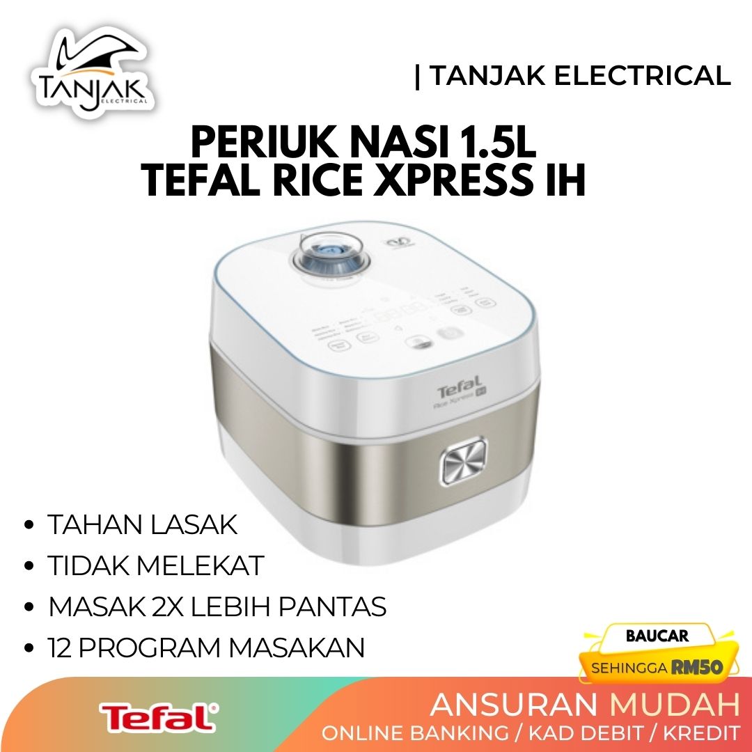 Tefal Rice Xpress IH 1.5 Liter Rice Cooker RK7621 - Tanjak Electrical