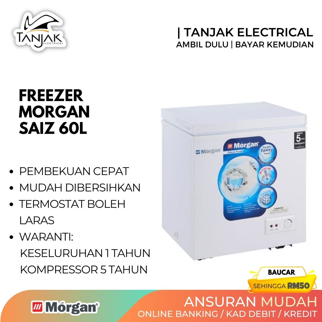 Morgan 60L Chest Freezer MCF 0658L 1 - Tanjak Electrical