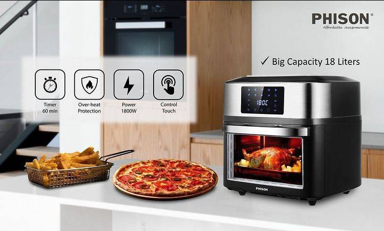 Keseronokan yang Rangup dengan Penggoreng Udara Phison Oven Air Fryer 18L PAF-3180 - Tanjak Electrical 002 Phison Oven Air Fryer 18L PAF 3180 - Tanjak Electrical