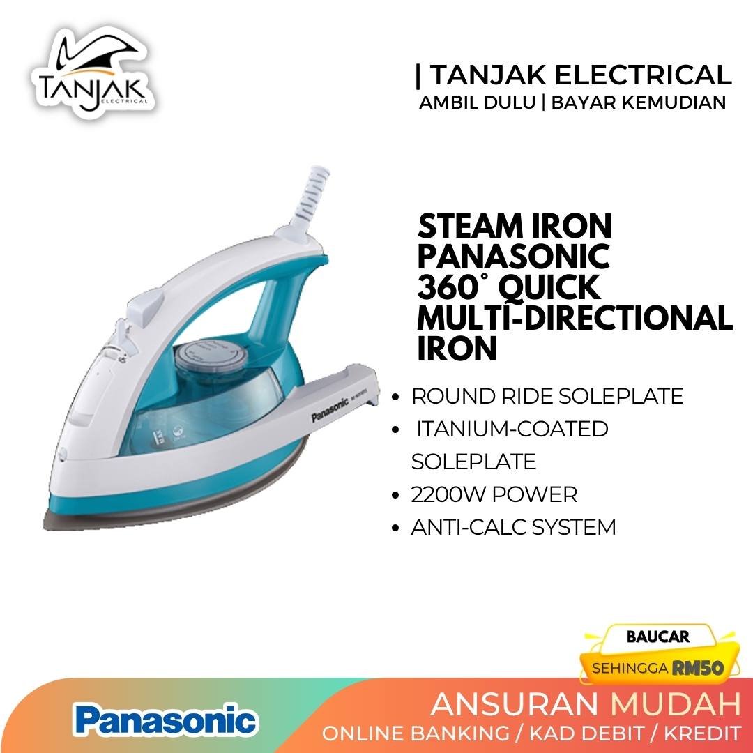 Panasonic NI-W310TS Steam Iron with 360° Quick Multi-Directional Soleplate