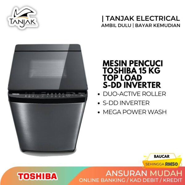 Toshiba Washing Machine Top AW-DG1600WM(SK)
