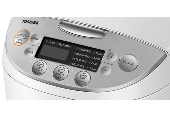Preset Menus with LED Display- Toshiba Rice Cooker RC-18DH1NMY Digital 1.8L