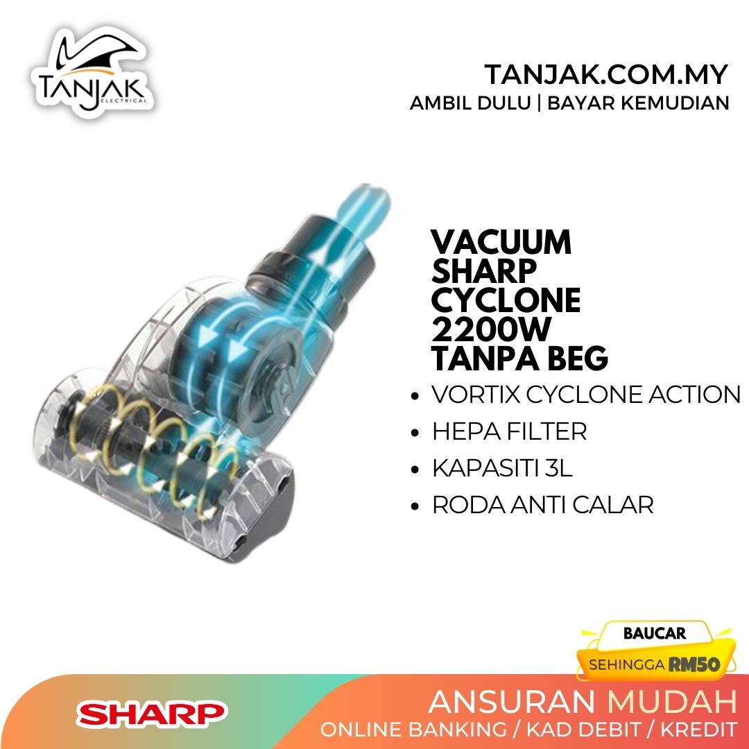 Head Sharp ECC2219N Bagless Vacuum Cleaner 2200W