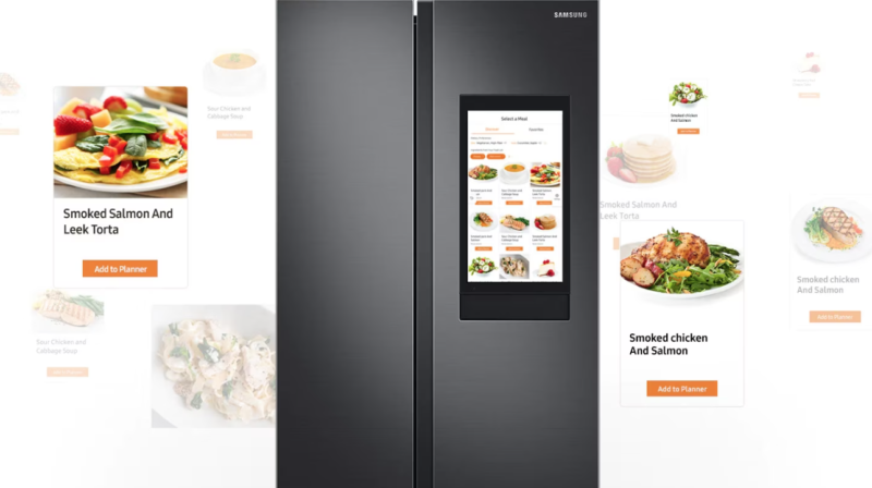 Recipes & Meal Planner - Samsung Fridge Side by Side RS62T5F01B4