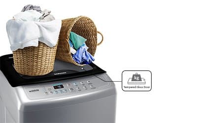 Clearly more durable and long-lasting - Samsung Washing Machine 7KG WA75H4200SW