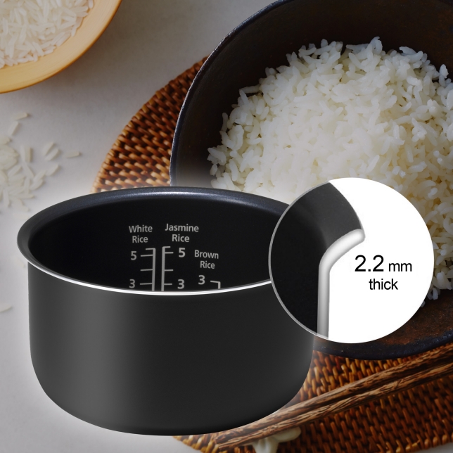 Right Thickness, Great Taste - Panasonic Rice Cooker 1.8 Litre Microcomputer SR-CN188WSK