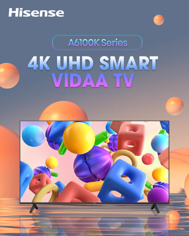 Smart VIDAA Hisense A6100K 4K UHD Smart TV