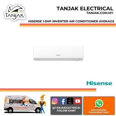 Hisense 1.0HP Inverter Air Conditioner AI10KAGS