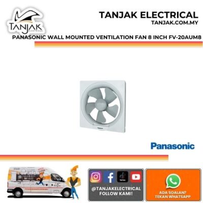 Panasonic Wall Mount Ventilation Fan 8 inch FV-20AUM8